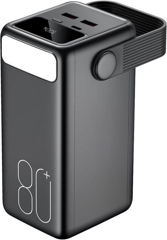 Cargador portátil de 80000 mAh, batería USB C de carga rápida. USADO