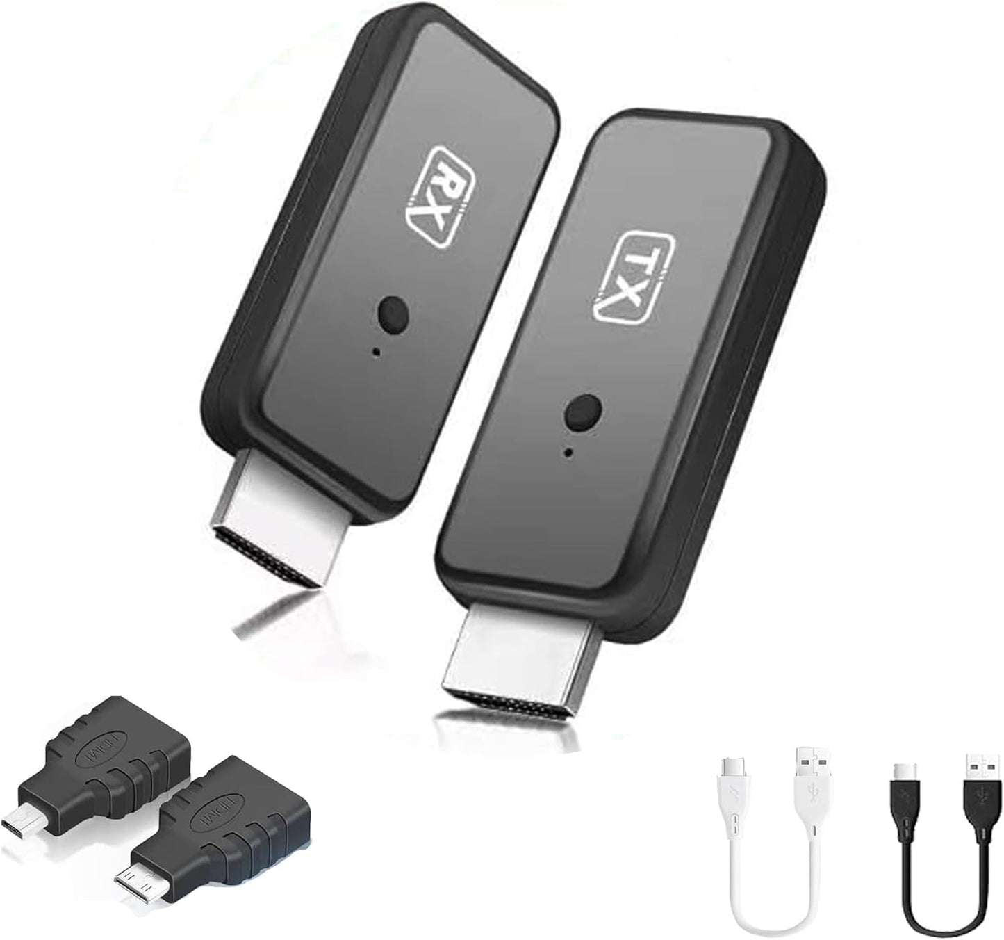 kit extensor inalámbrico portátil de HDMI, Transmisor y receptor.