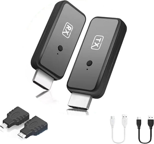 kit extensor inalámbrico portátil de HDMI, Transmisor y receptor.