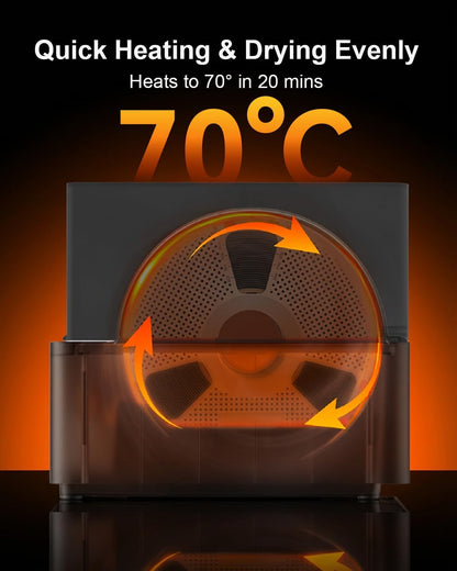 Secador Filamento SUNLU AMS 4 Rollos 70°C Bambu AMS no incluido