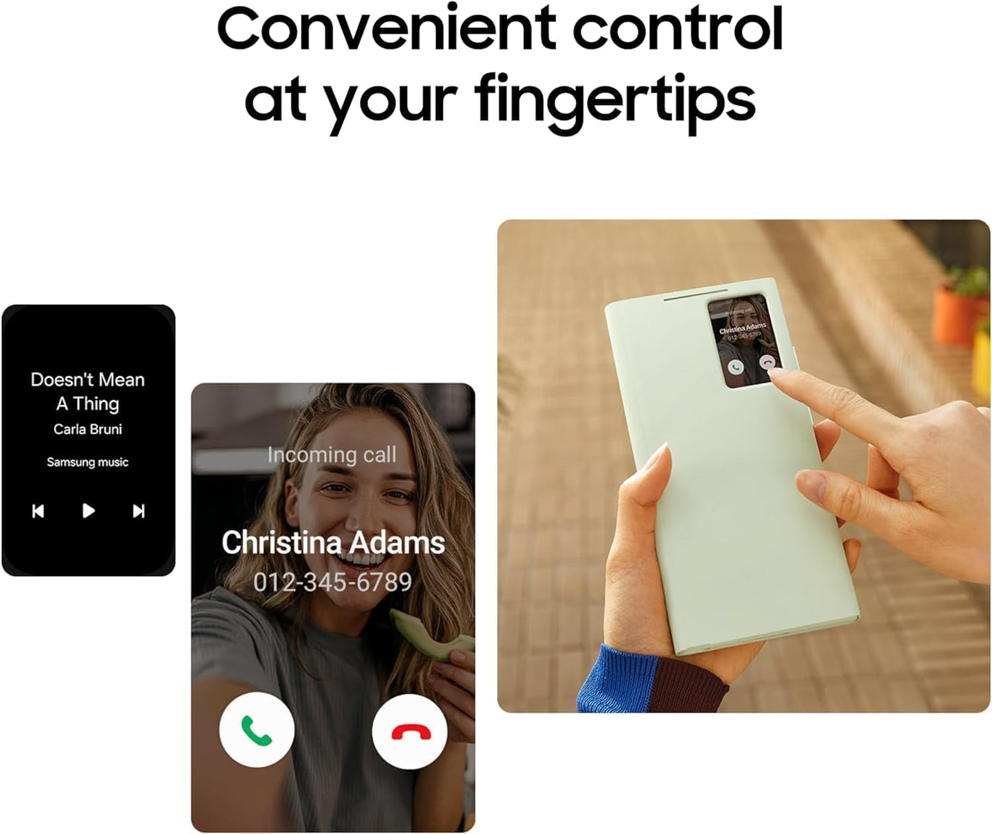 Funda Protectora para Galaxy S24 Ultra, Vista Inteligente.