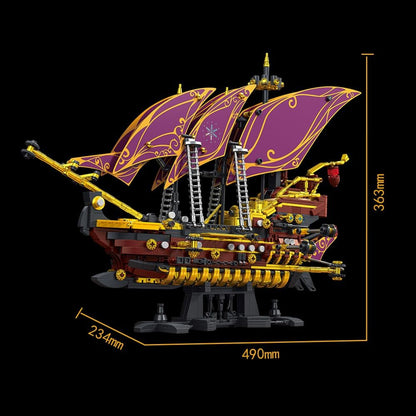Kit de bloques de construcción, T2148 Future Pirate Ship, Tycole.