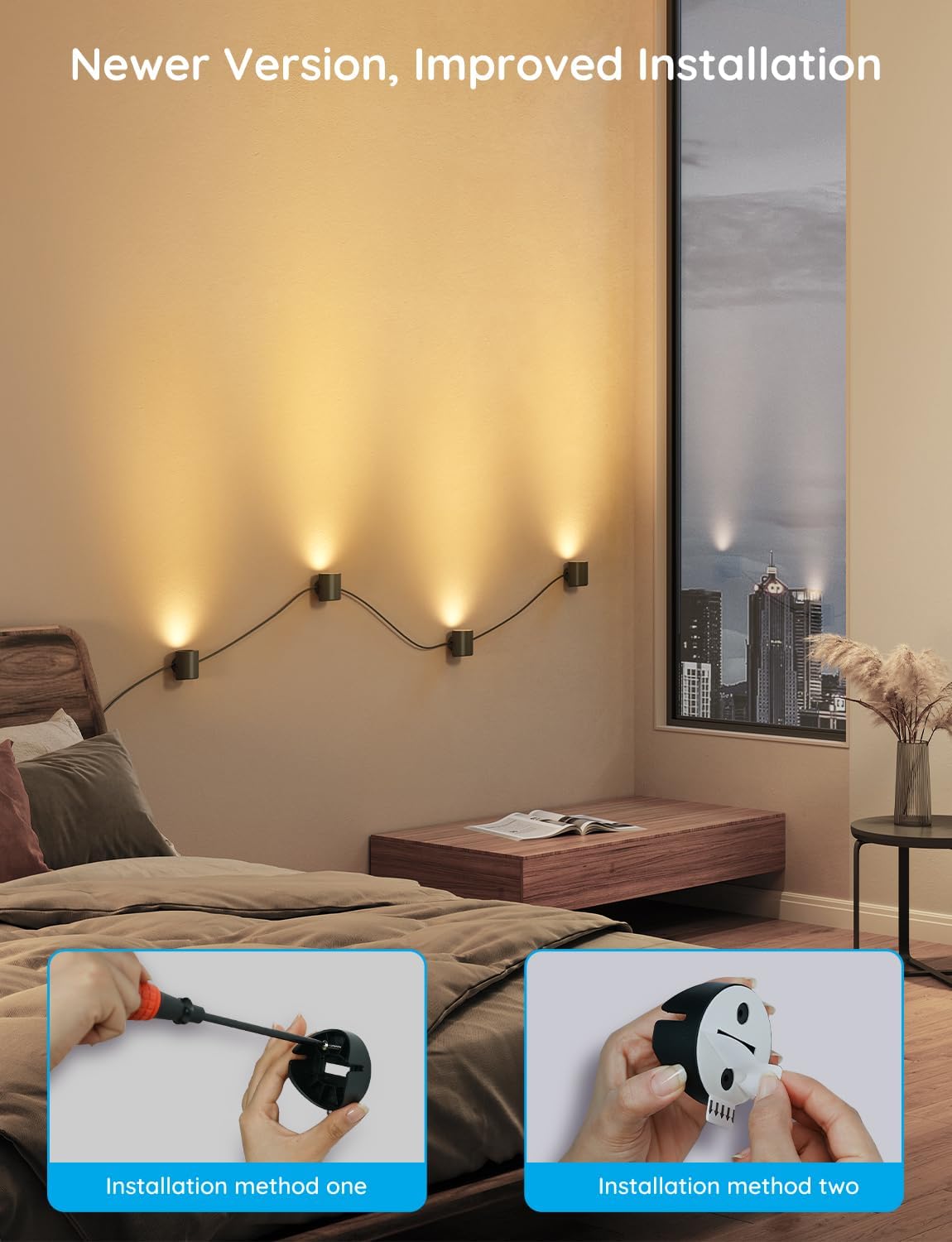 Govee - RGBIC luces de pared inteligentes