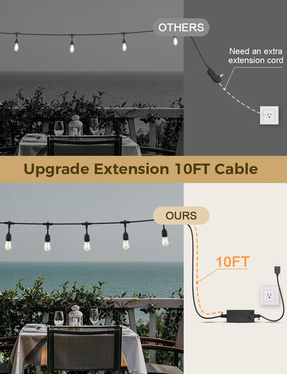 Guirnalda de luces inteligentes para exteriores, XMCOSY+ 123FT.