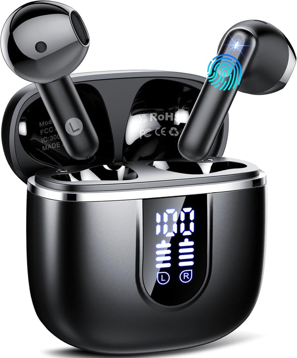 Auriculares inalámbricos, auriculares Bluetooth 5.4 2025.(USADOS)