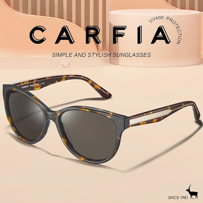 Gafas de sol, Carfia, Redondas, 100% Protección UV. (USADO)
