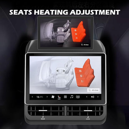 Pantalla para asientos traseros, Tesla Model 3, 19-23 y Model Y, 20-24.