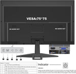 Monitor Yoyetion de 19" HD (1440 x 900), 75HZ HDMI-VGA, LED.