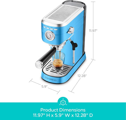 Cafetera Maquina Espresso Casabrews CM541820 Bar Acero