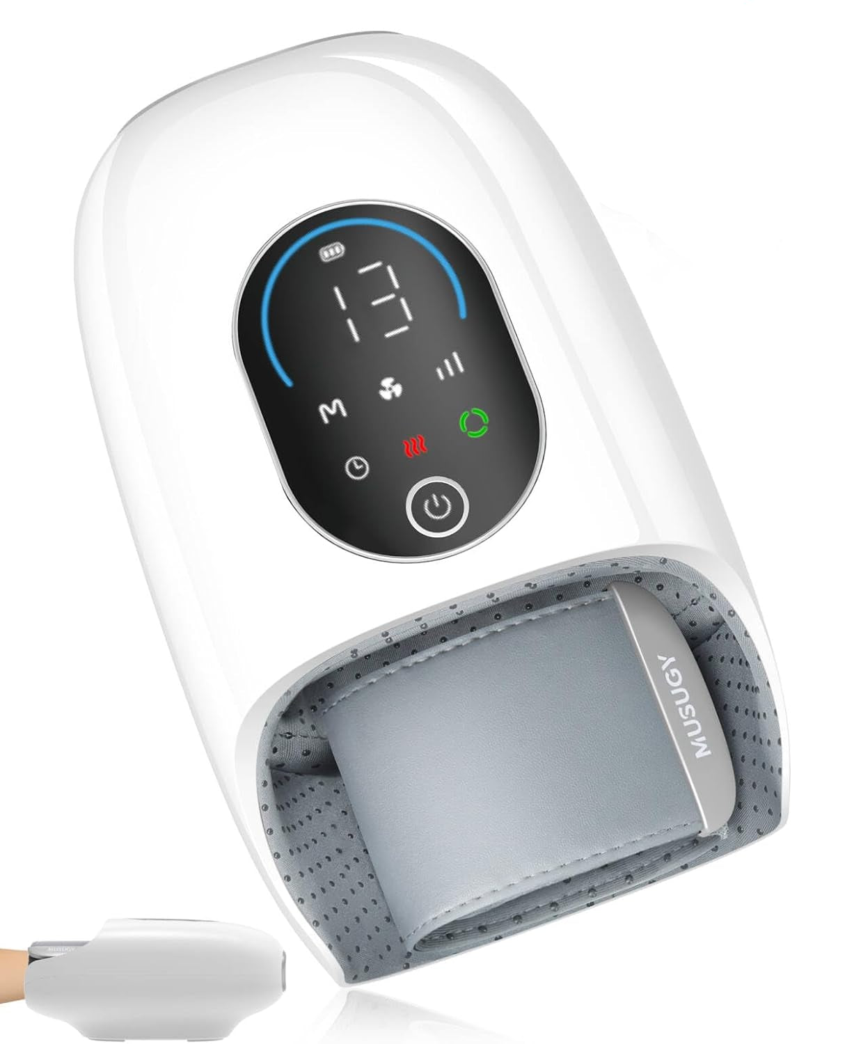 Masajeador de manos con calor y compresión Musugy