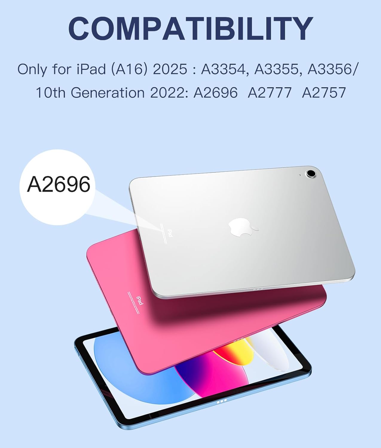 Funda con teclado trackpad iPad de 11ª y 10ª generación