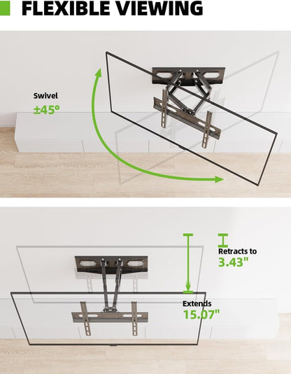 Soporte de pared para TV, pantalla plana de 32 a 65", USX MOUNT.