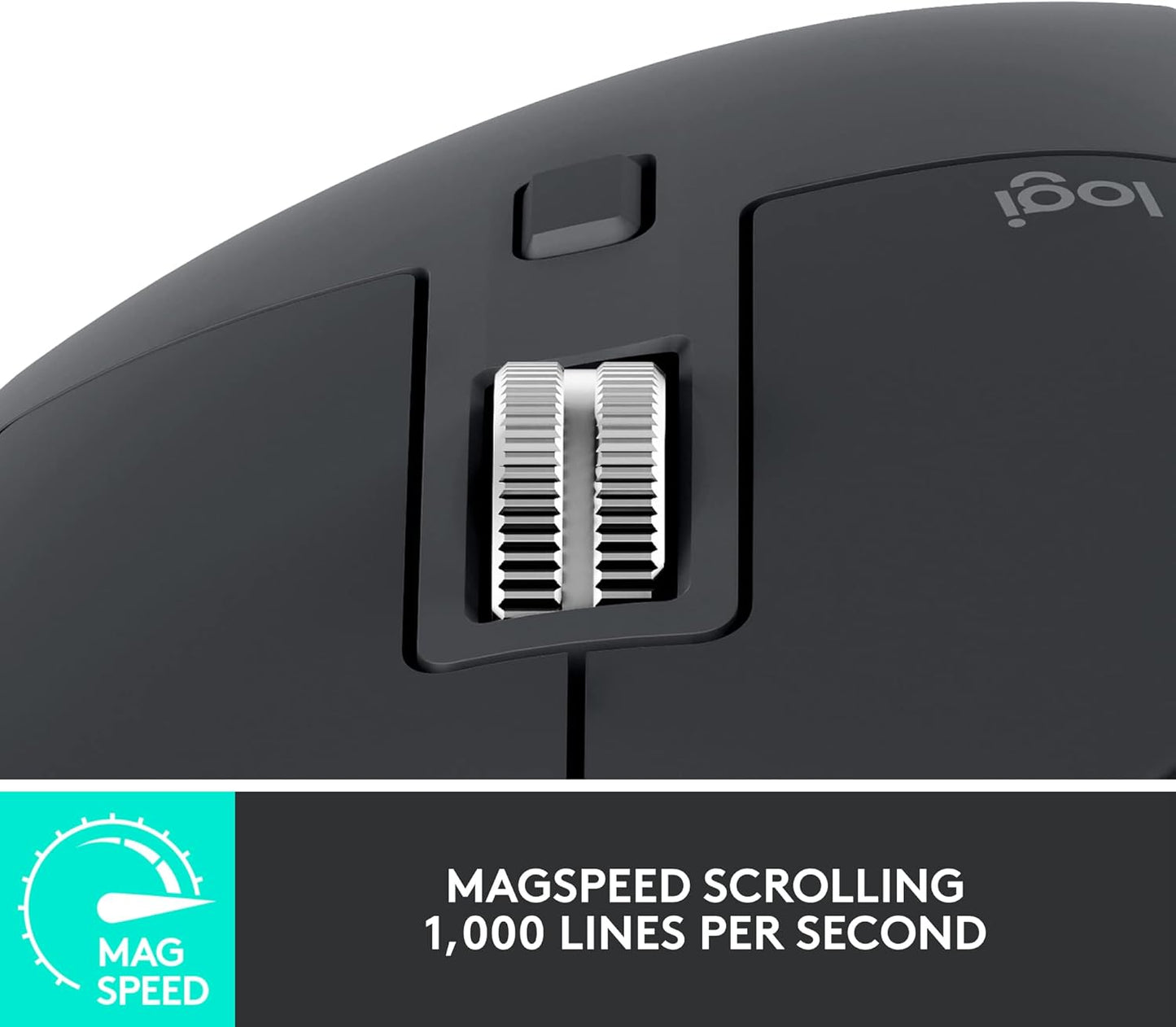 Mouse Inalámbrico Logitech MX Master 3S Scrolling Ultra-rápido, 8K dpi.