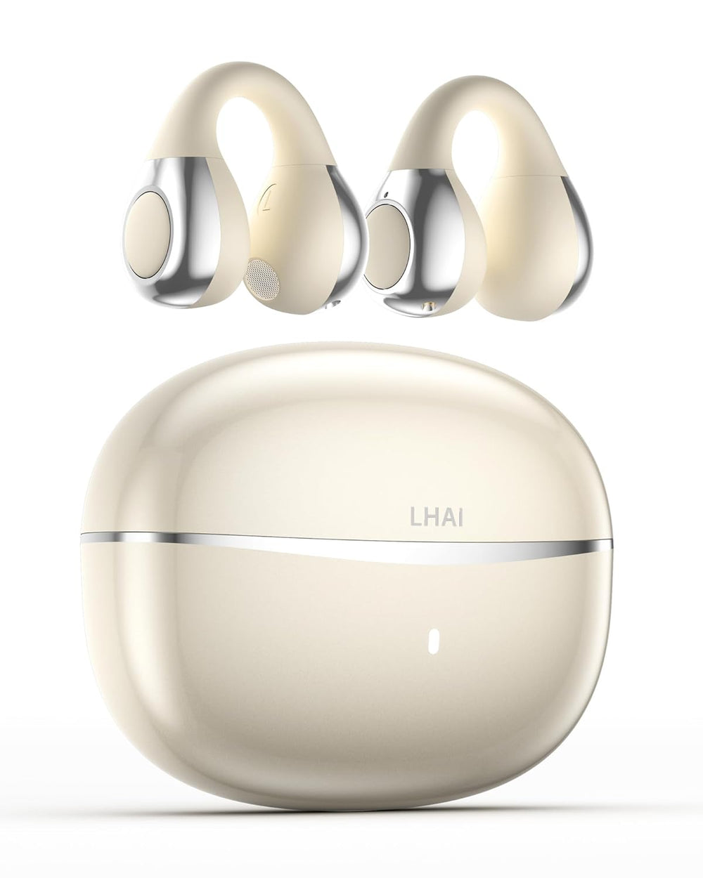 Auriculares con traducción de IA inalámbricos clip abierto