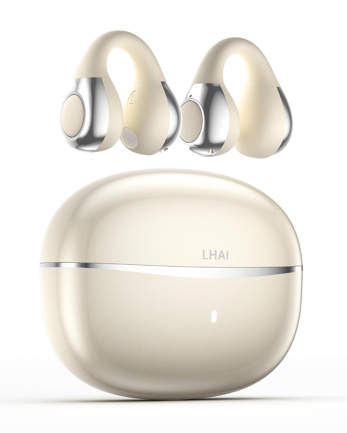 Auriculares con traducción de IA inalámbricos clip abierto