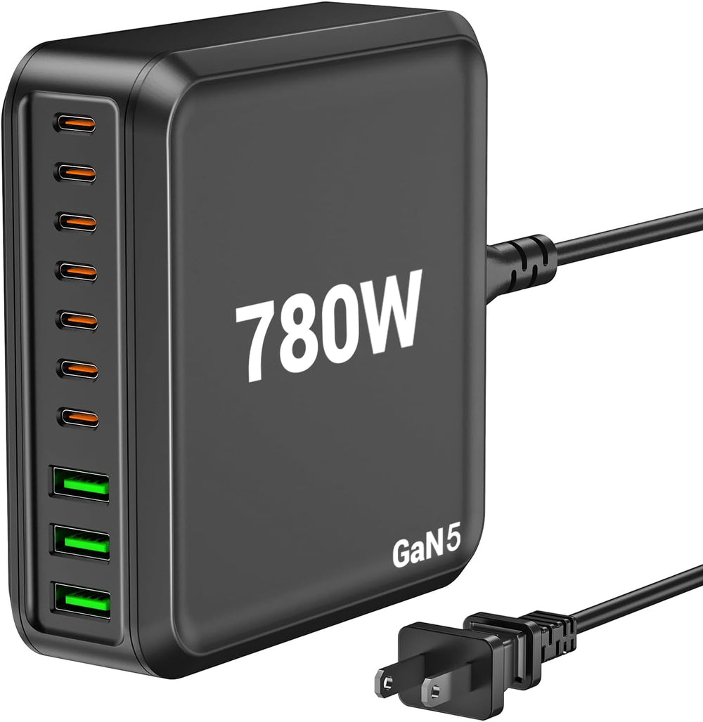 Bloque de cargador USB C de 780W carga rápida