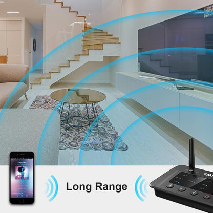Transmisor Receptor Bluetooth 5.3, adaptador de audio, ent/sal RCA