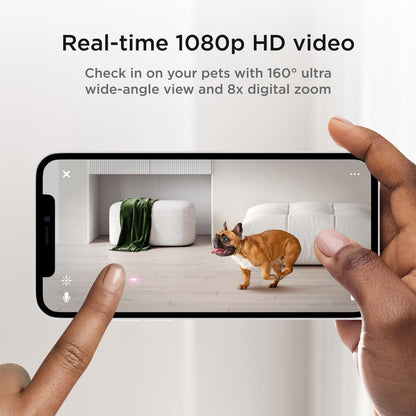 Cámara Petcube Play 2 HD Alexa Láser Para Mascotas