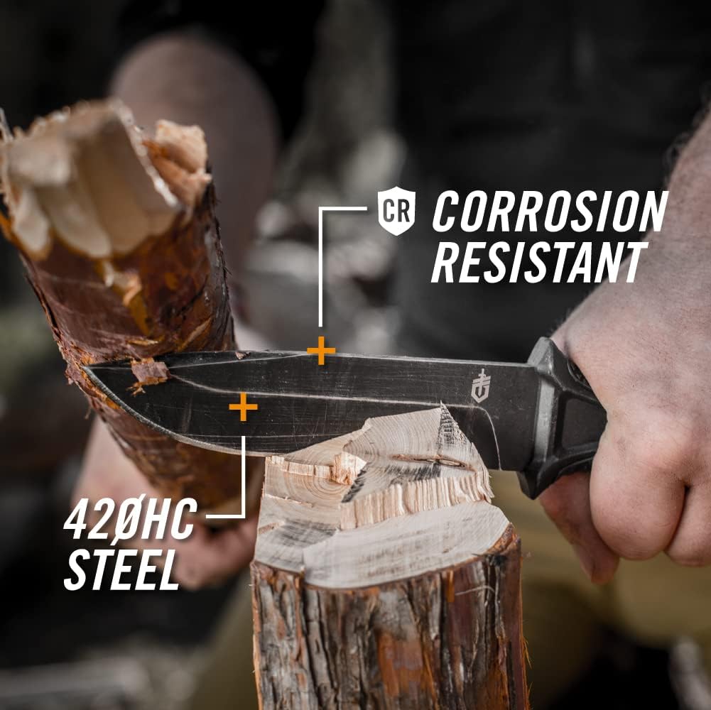 Cuchillo de hoja fija Gerber StrongArm, filo fino, (DETALLE)