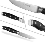 Linoroso, cuchillo de cocina de 3.5", acero al carbono aleman.