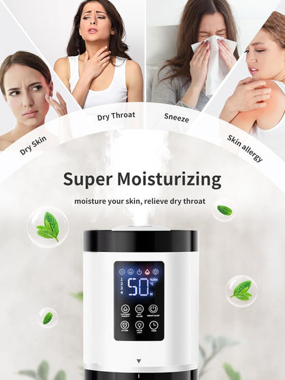 Humidificador de 8lts Nexva, cobertura de 500ft, difusor de aceite.