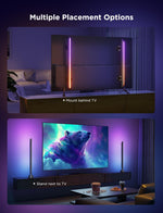 Barras de Luz LED Govee 31", Smart TV de 70-85", RGBIC y WiFi, H6043