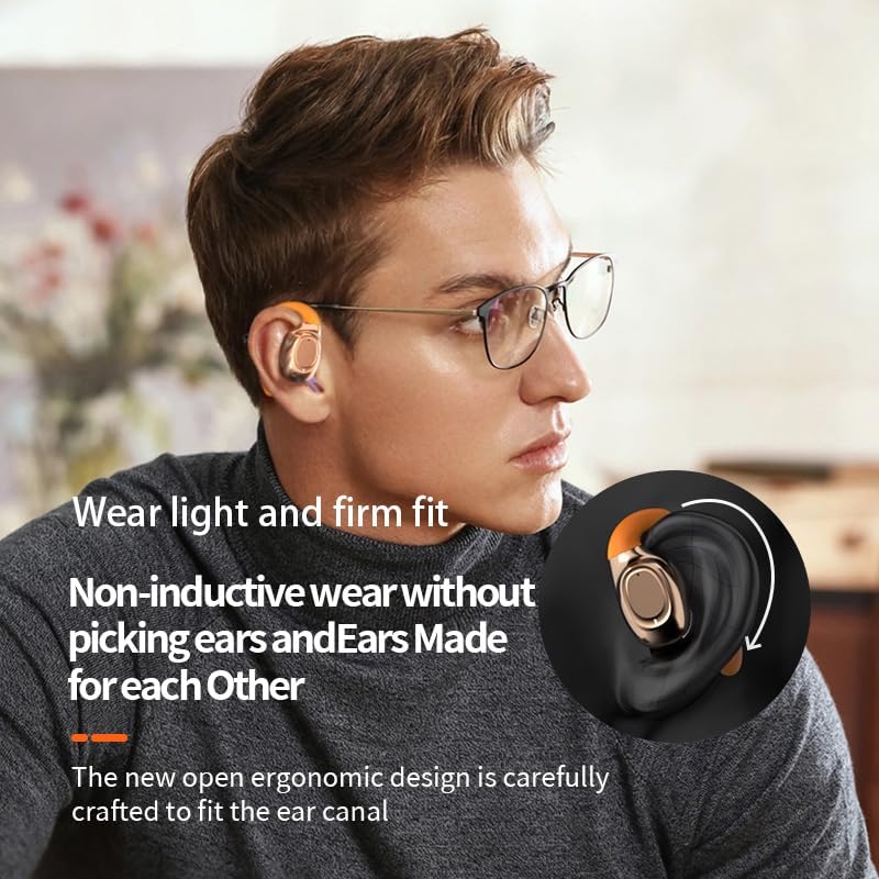 FOSENHL - Auriculares inalámbricos con cintas para los oídos.