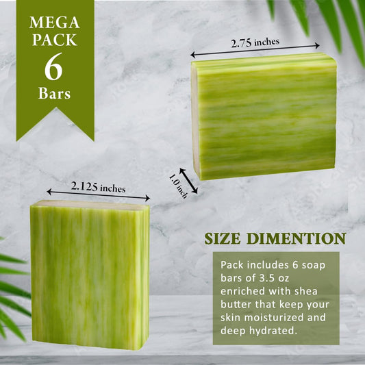 6 Jabones naturales de maderas costeras 100g