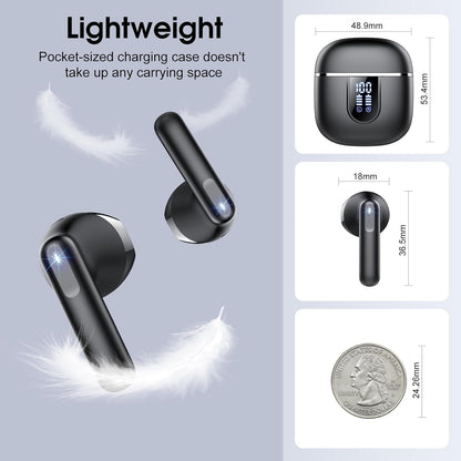 Auriculares inalámbricos, auriculares Bluetooth 5.4 2025.(USADOS)