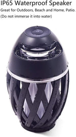Altavoz de llama LED, Bluetooth, portátil, impermeable no sumergible.