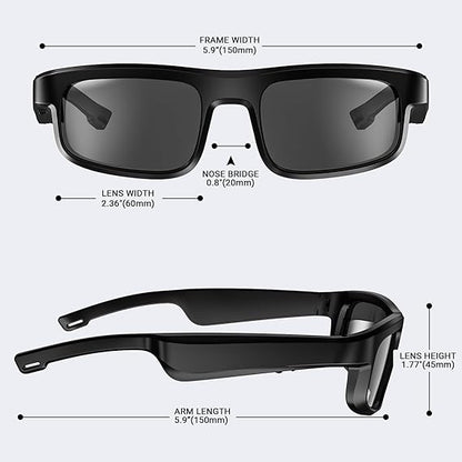 Gafas inteligentes, Lvtel M8 Pro, polarizadas, BT, altavoces.(USADO)
