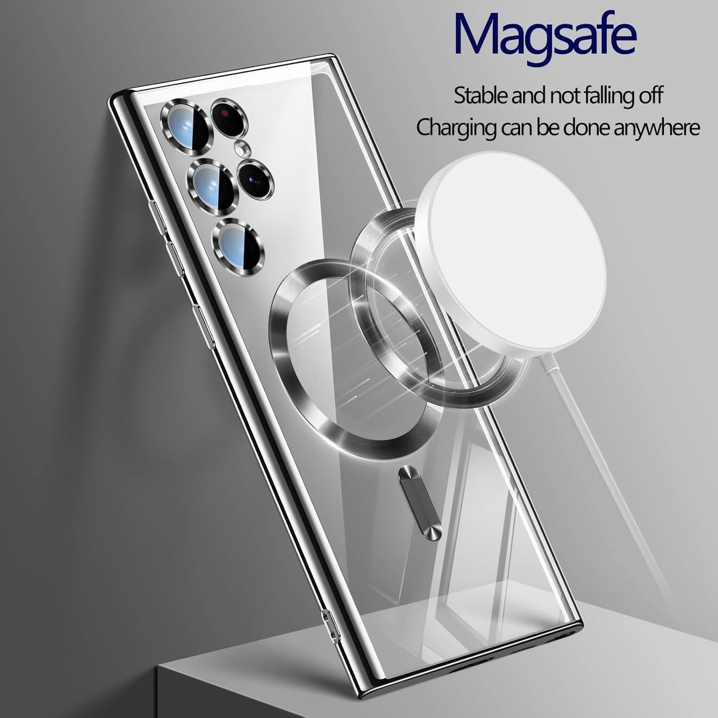 Funda para Samsung Galaxy S25 ultra, glossy, con cristal templado.