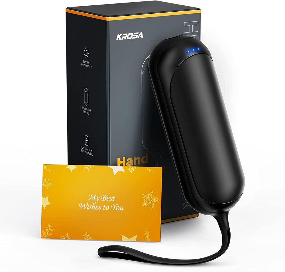 Calentadores de manos KROSA de 6000 mAh Azul Recargable