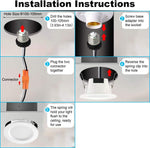 Kit 10 Luces Empotrable Led Smart, 4 Pulgadas, 5w, Control (USADO)