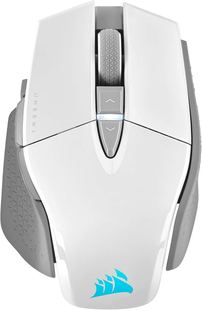 Mouse Gamer Corsair M65 RGB Ultra Wireless 26000 DPI Blanco