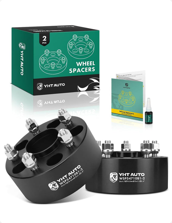 Espaciadores de Rueda YHTAUTO Centrados en el Cubo 5x4.75 de 2.5" 4PZA