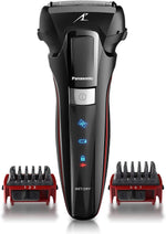 Afeitadora Panasonic, híbrida con 2 accesorios de recorte, sensor-afeitado.