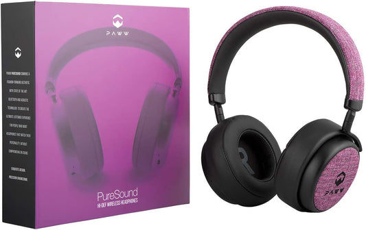 Paww PureSound - Auriculares Bluetooth de moda sobre la oreja.