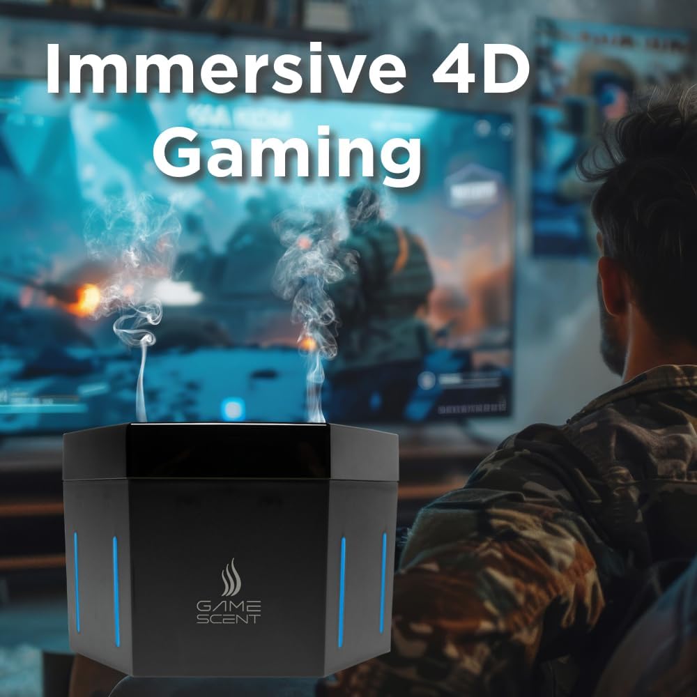 Gamescent Consola (atomizador, Adaptador, 6 Aromas primarios).