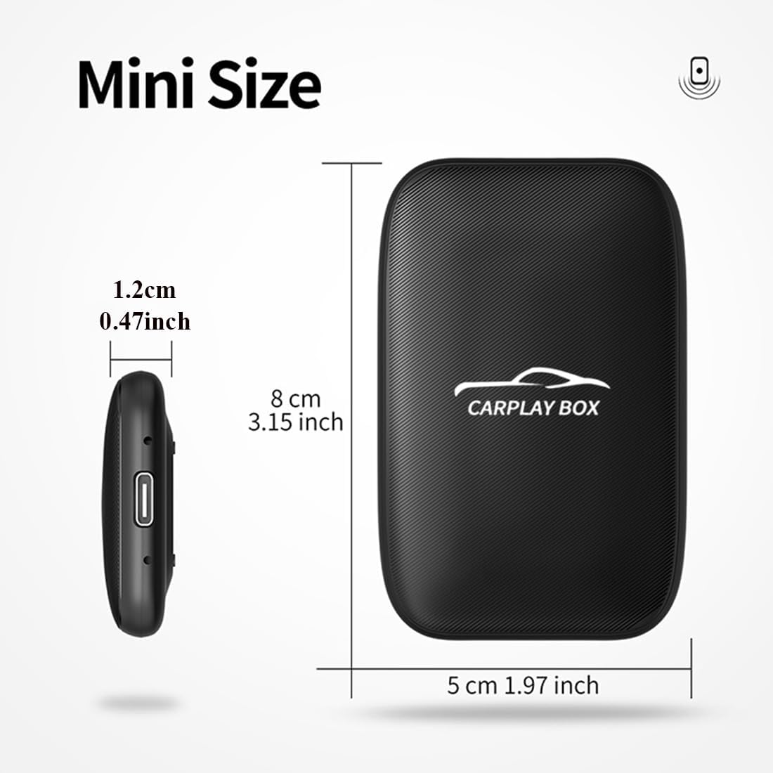 Adaptador inalámbrico Carplay, Android con cable automático.
