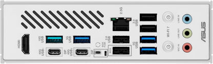 Tarjeta madre ASUS X870 Max Gaming, WiFi7 W, LAN de 2.5Gb.