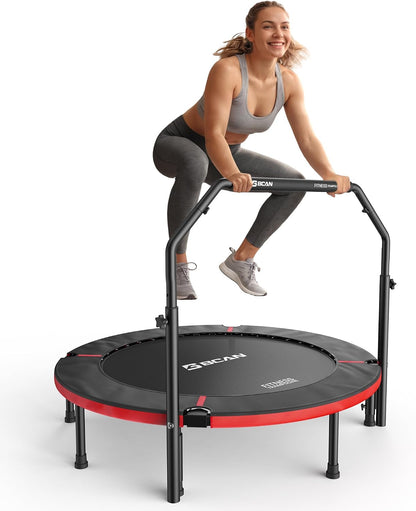 Trampolín Plegable BCAN 40'' Para Adultos Con Asa Ajustable
