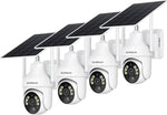 Cámaras de seguridad solares 2K para exteriores, Sehmua RBX-S73
