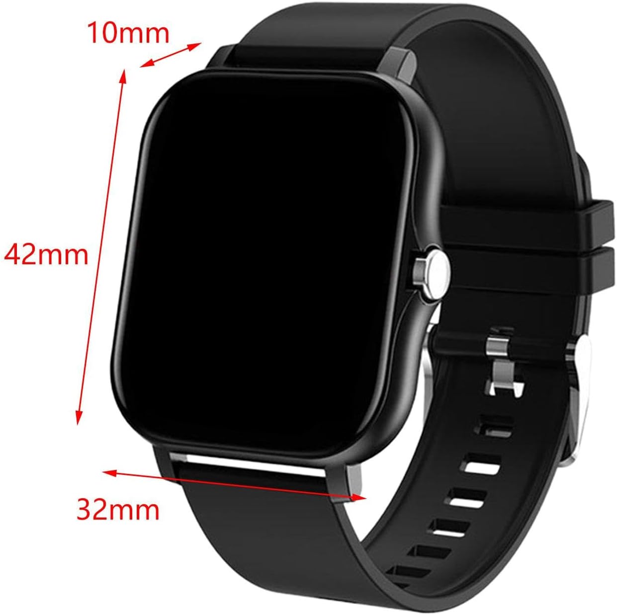 Reloj Inteligente, Reloj Deportivo de Moda. COLOR NEGRO.