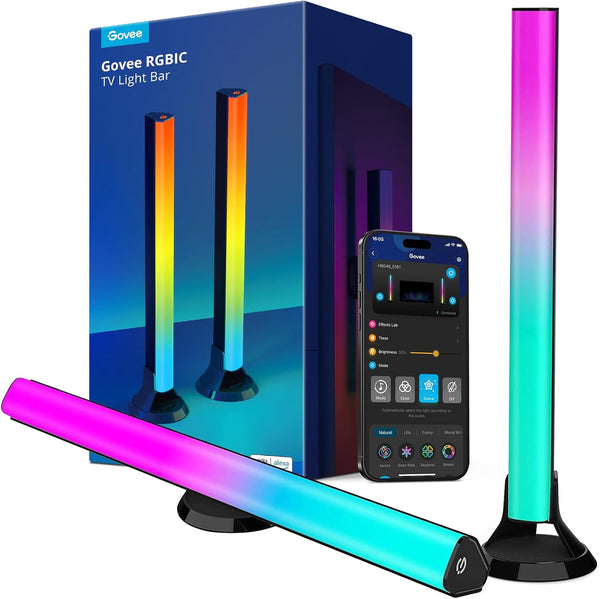 Barras de Luces LED Govee, para TV de 55 a 75 pulgadas, Control Remoto.