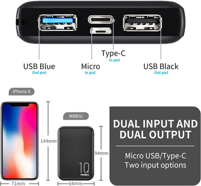 Bateria portatil mini MRBIU 10000 mAh (USADO)