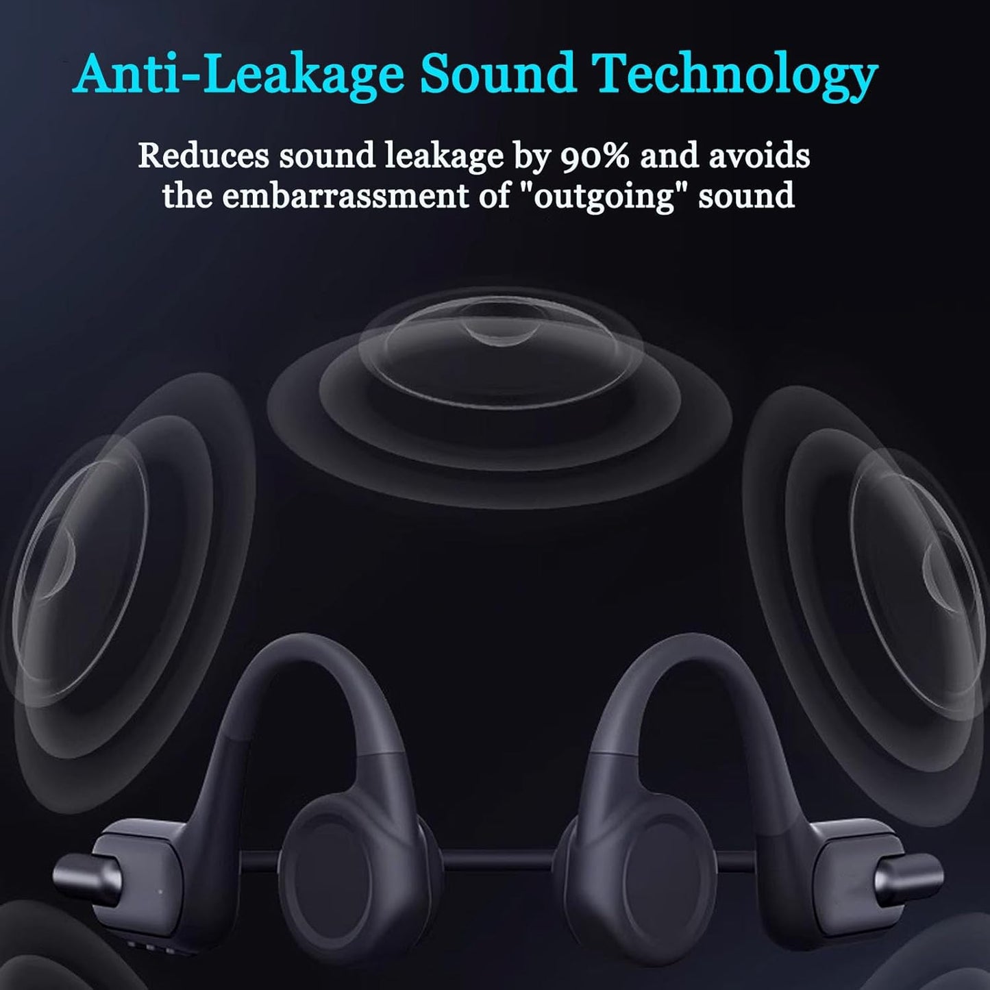 Auriculares Conducción Ósea Inalámbricos Open Ear