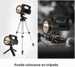 Linterna led GEPROSMA de alta potencia con luz lateral y correa de mano — vista 6