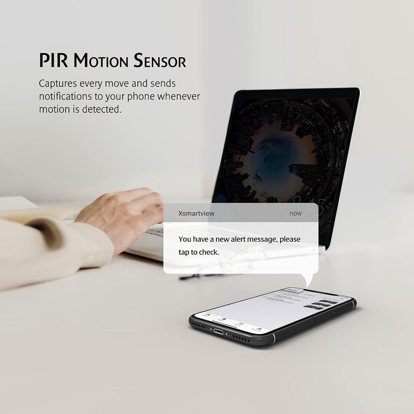 Cámara de seguridad X-Sense 2K/4MP para exteriores.