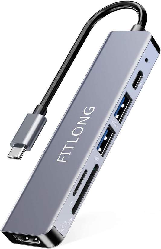 Adaptador USB-C compatible MacBook Pro/Air 6-1